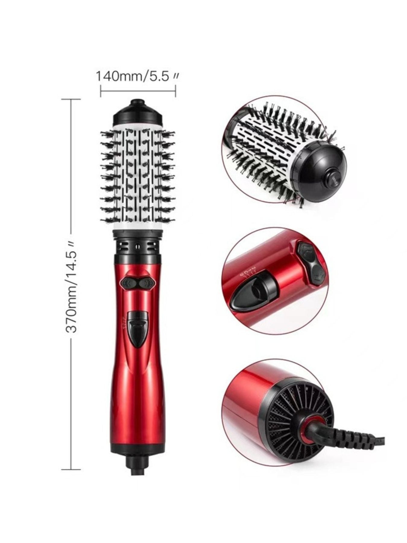 3-in-1 Interchangeable Hot Air Brush Unique Oils