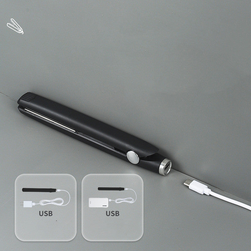 Usb Interface Mini Hair Curler And Straightener Dual-use Hair Curler Elyvora LLC