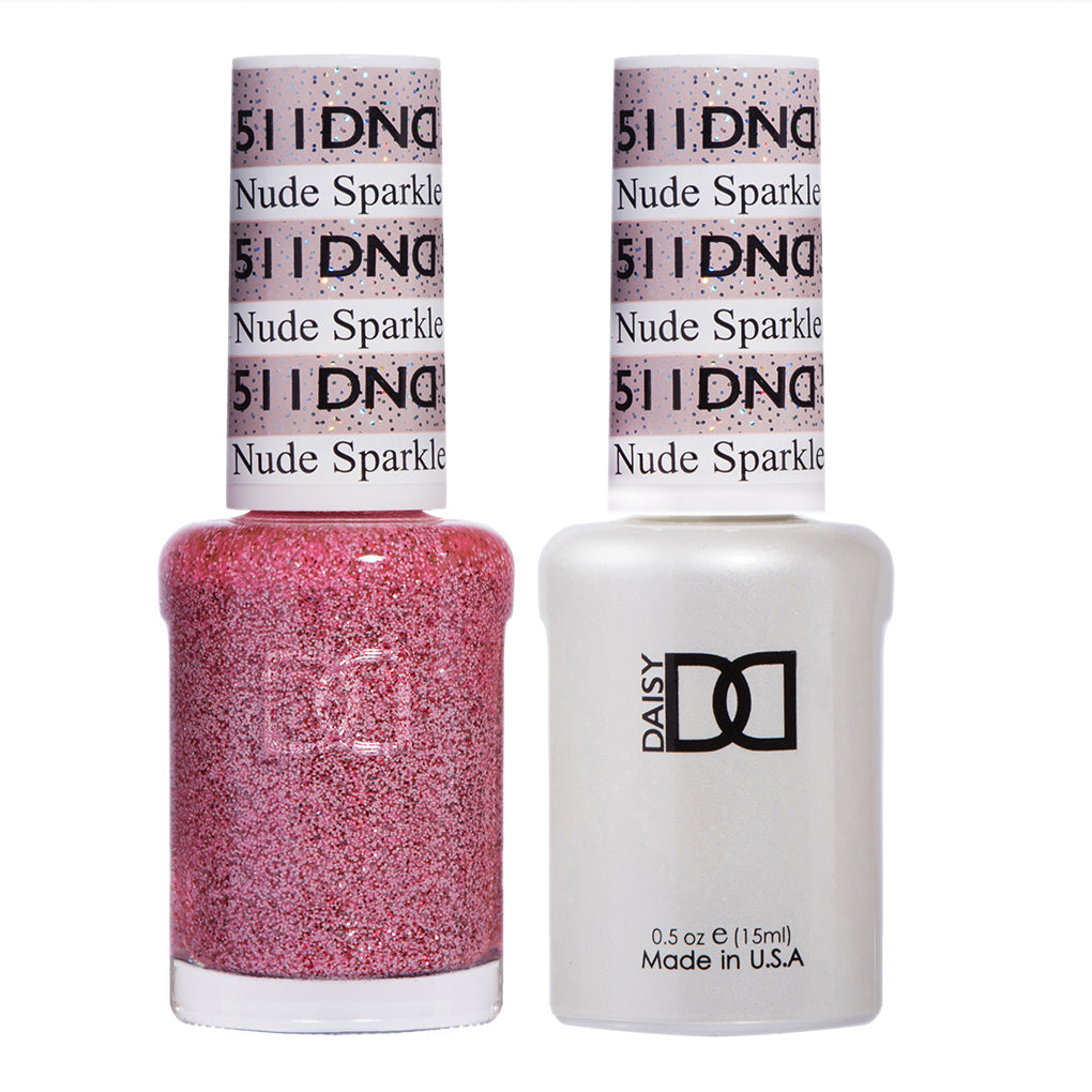 Nude Sparkle #511 - DND Gel Duo Lunali Nail Supply