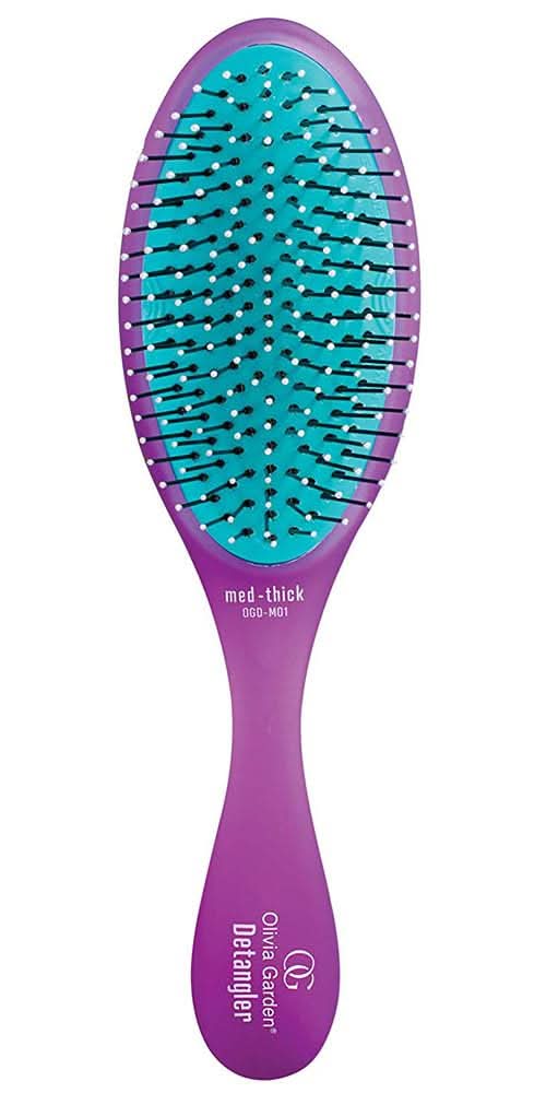 Olivia Garden OG Detangler Brush OGD-M01 (Medium-Thick - Purple) The Beauty Box