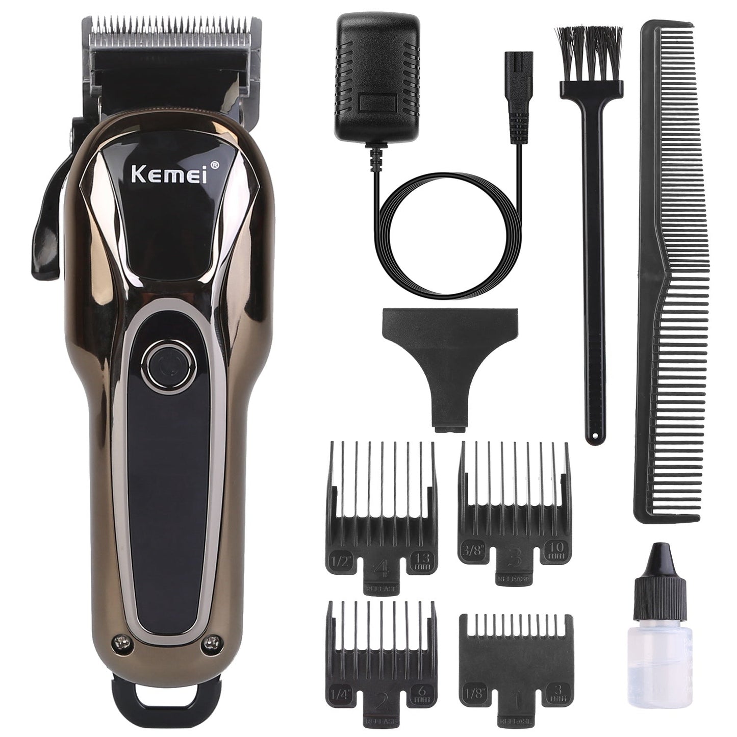 Rechargeable Electric Hair Clipper Cordless Clipper Hair Trimmer Shaver Barber Clipper Hair Cutting Machine GBruno Store