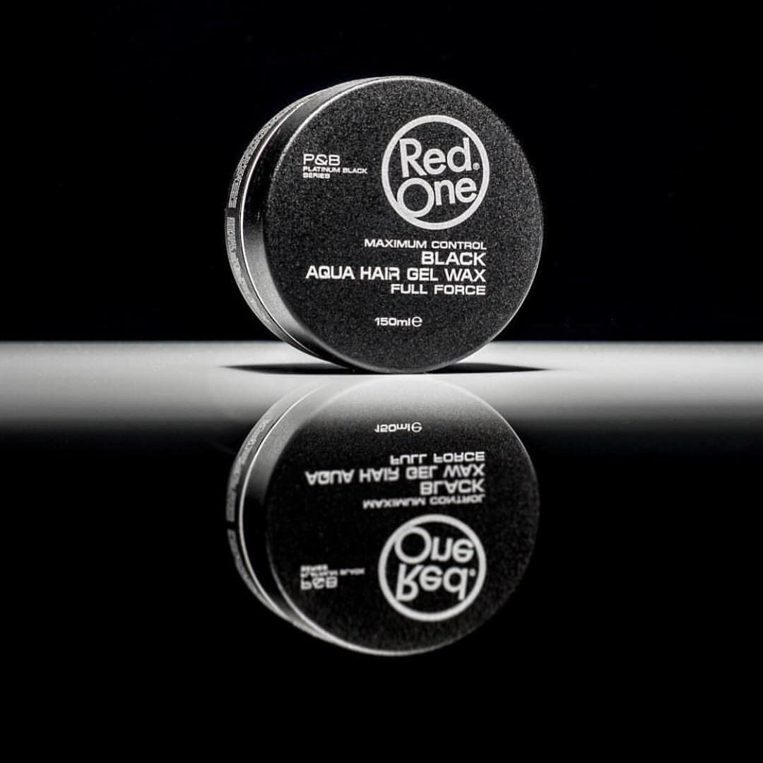Red One Black Aqua Wax 150ml - Long-Lasting Hold | Hair Styling Beauty Care Bag