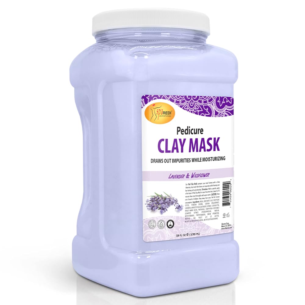 Pedi Clay Lavender - 128oz Lunali Nail Supply