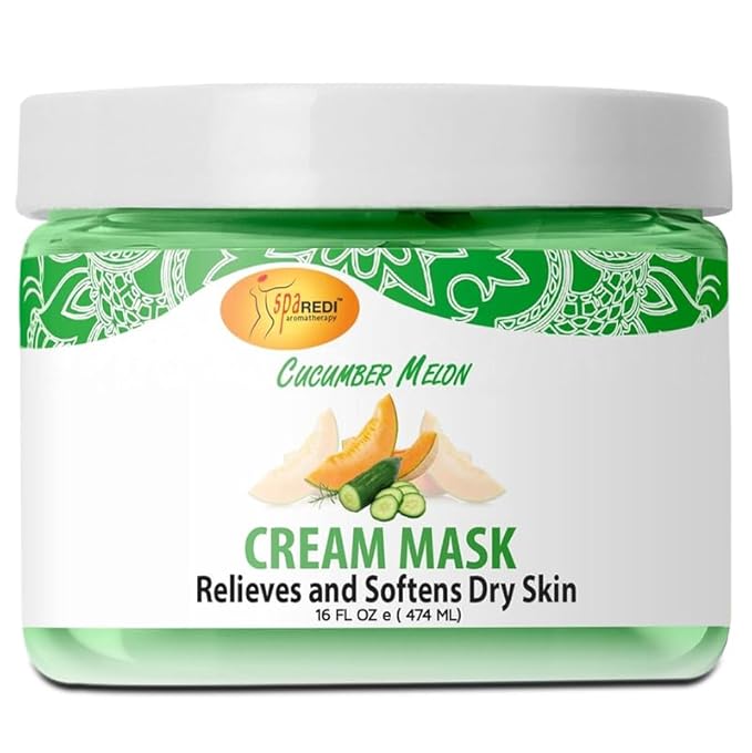Pedi Cream Mask 16oz - Cucumber Melon Lunali Nail Supply