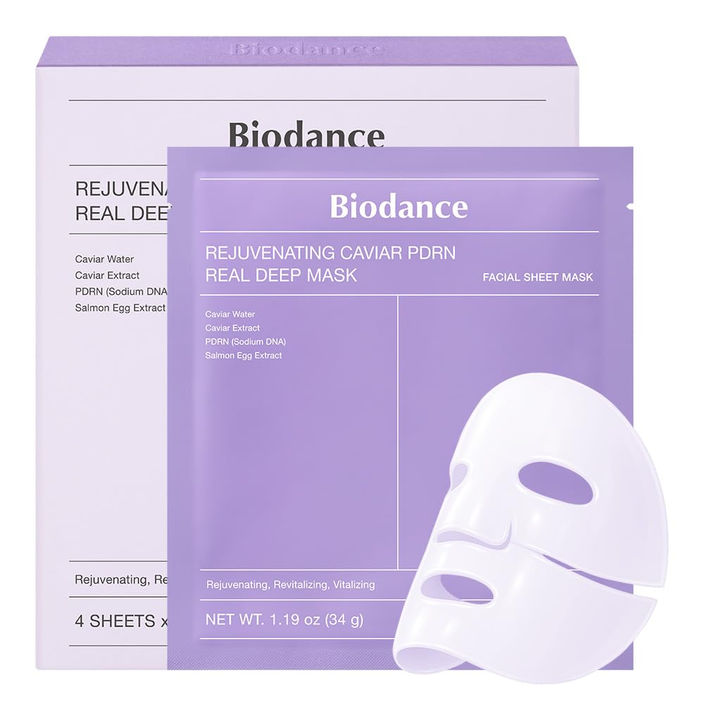 BIODANCE Bio-Collagen Real Deep Mask, Hydrating Overnight Hydrogel Mask, Pore Minimizing, Plumping, Elasticity Improvement, Korean Skin Care, Valentines Day Gifts for Her | 1.19oz(34g) x 16ea 7DAY'S