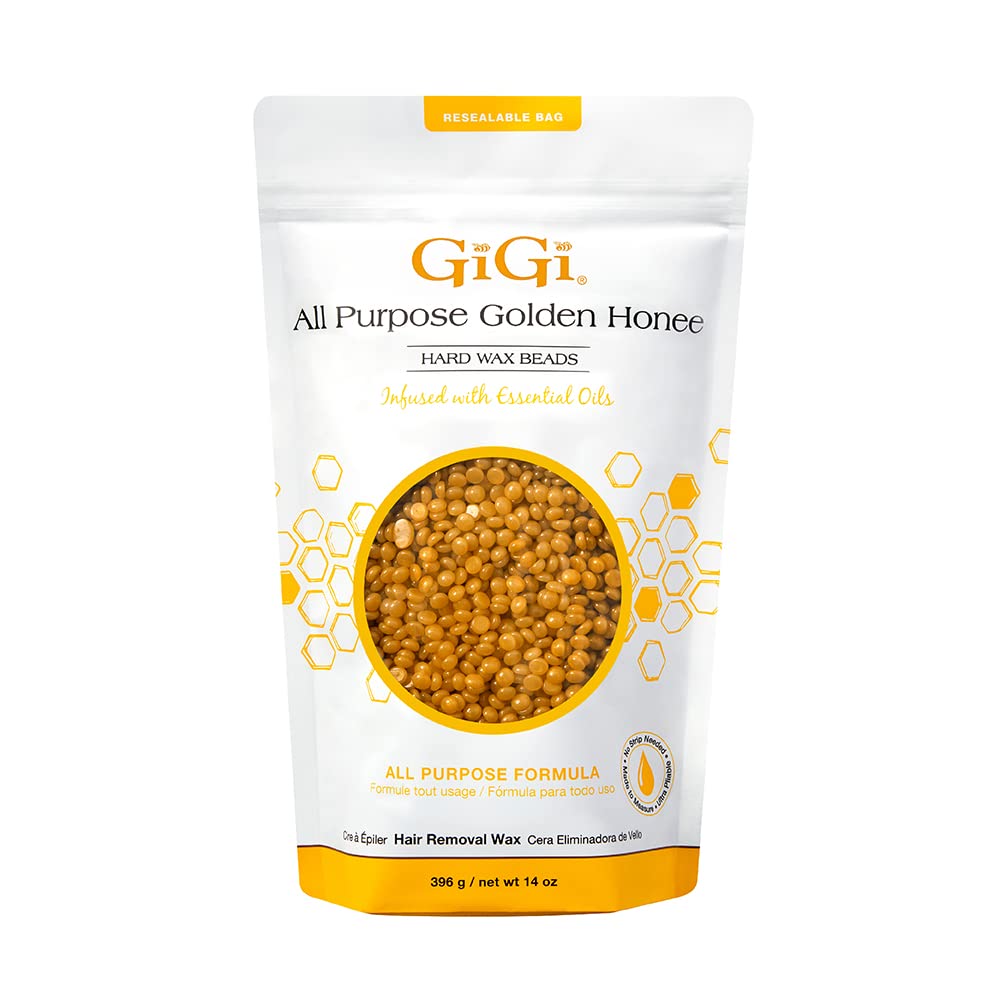 Wax Beads Golden All Purpose Formula 14 oz. Lunali Nail Supply