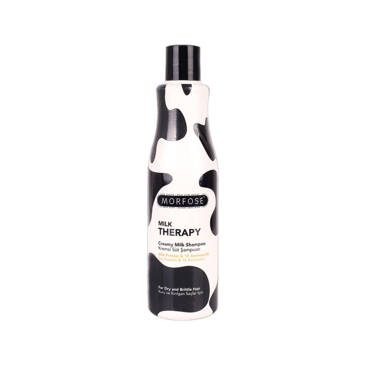 Morfose Milk Therapy Shampoo 16.9FL OZ - Nourishing and Silky Hair | 500ml Beauty Care Bag