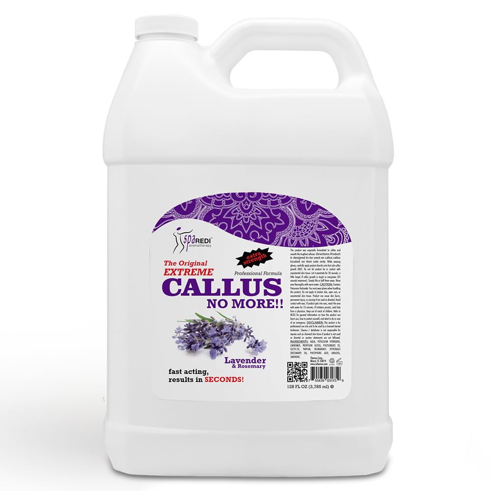 Callus Remover Lavender & Rosemary 128oz Lunali Nail Supply