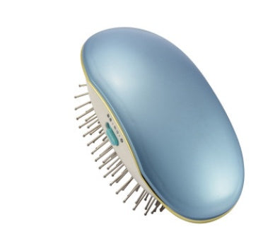 Portable negative ion anti-static straight hair vibration massage comb straight hair comb hair straightener hair comb dry battery FLIPSTYLEZLLC