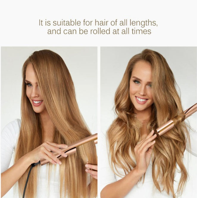 2 IN 1 Mestar Iron Pro Automatic Rotating Roller Hair Curler Heating Automatic Ceramic Curling Iron Magic Hair Styling Tool Elyvora LLC