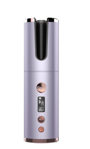 Wireless Rechargeable Curling Iron Electric Hair Curler Fully Automatic Rotating Portable Hairdresser Elyvora LLC