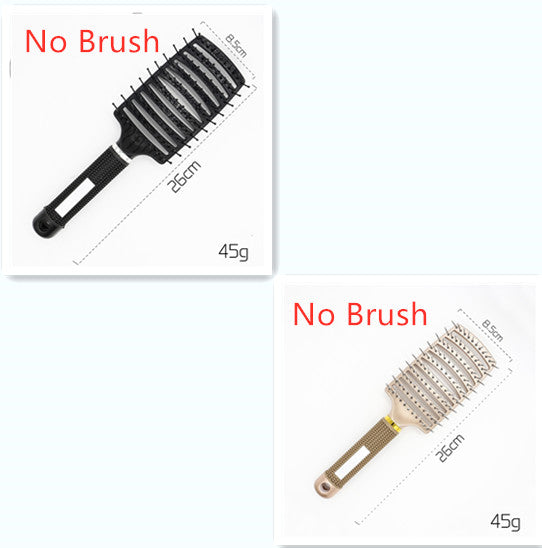 Hairbrush Anti Klit Brushy Haarborstel Women Detangler Hair Brush Bristle Nylon Scalp Massage  Teaser Hair Brush Comb Noventix