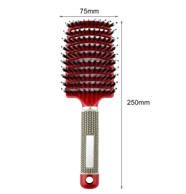 Hairbrush Anti Klit Brushy Haarborstel Women Detangler Hair Brush Bristle Nylon Scalp Massage  Teaser Hair Brush Comb Noventix