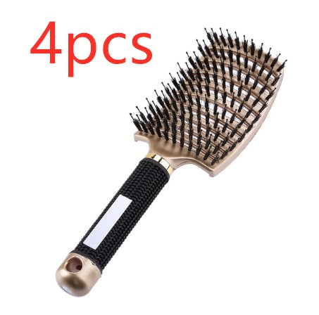 Hairbrush Anti Klit Brushy Haarborstel Women Detangler Hair Brush Bristle Nylon Scalp Massage  Teaser Hair Brush Comb Noventix