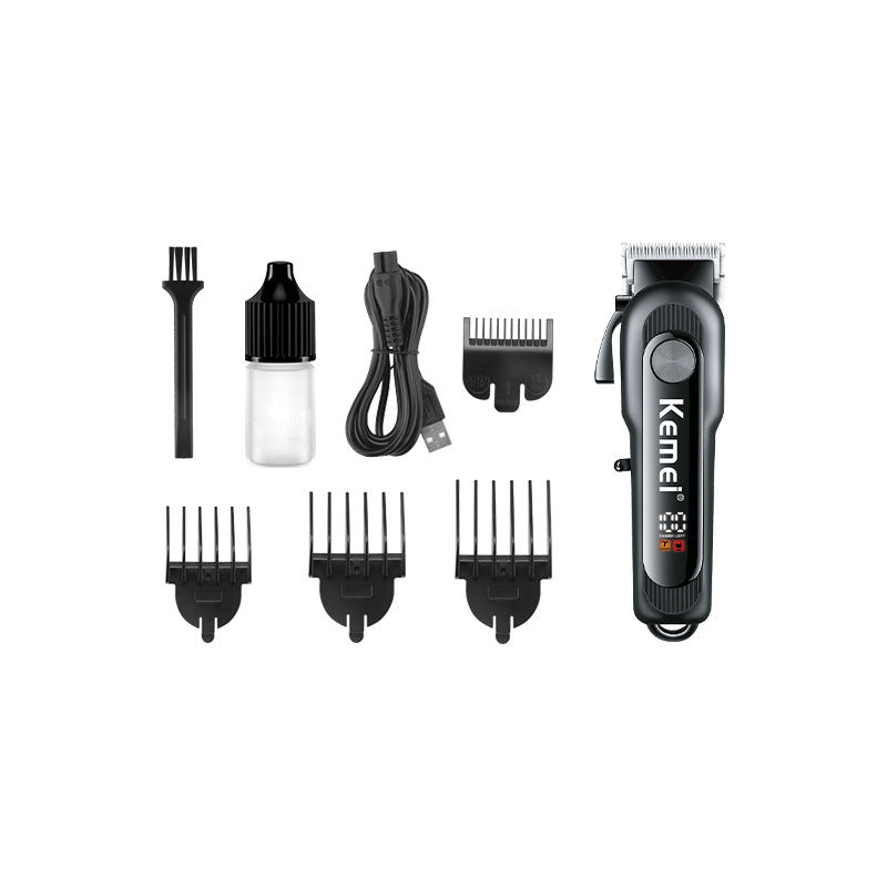 Adjustable High Power USB Fast Charge LCD LCD Display Hair Clipper FLIPSTYLEZLLC