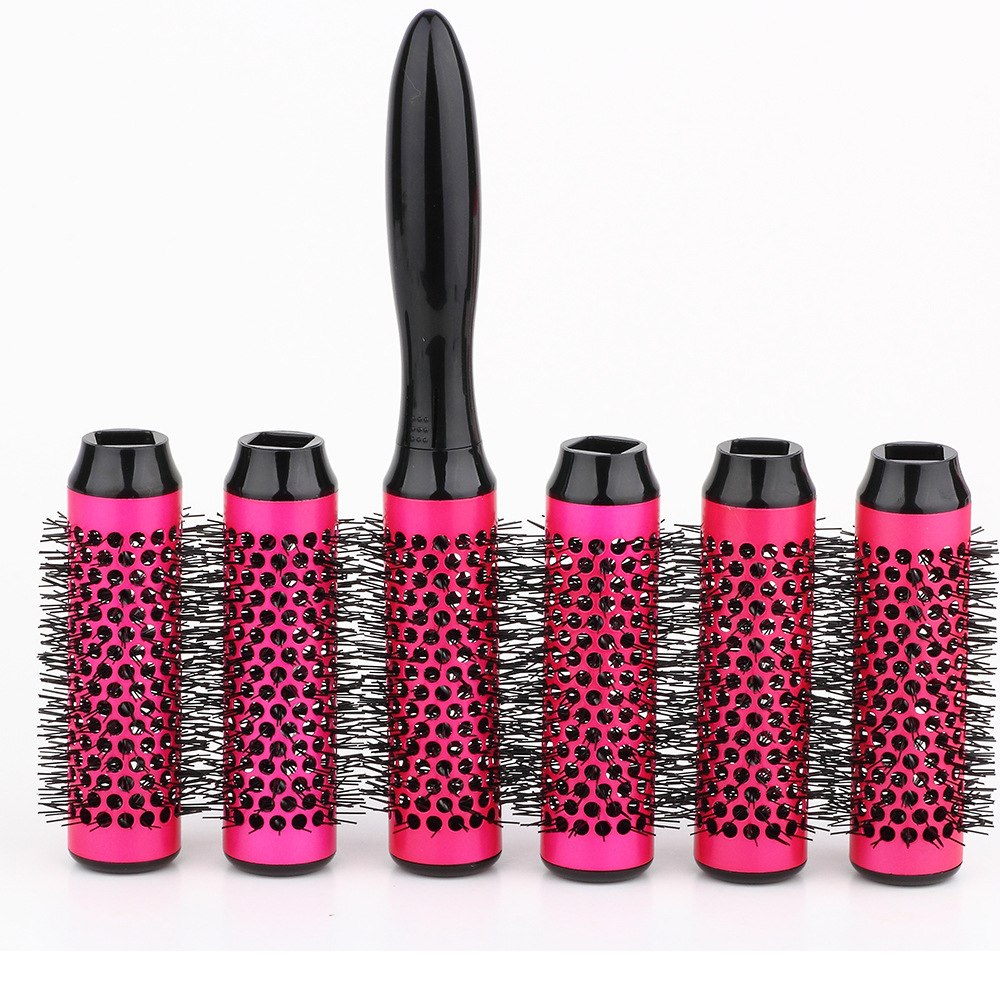 Professional Hair Dressing Brushes High Temperature Resistant Ceramic Iron Round Comb Beauty Hair Makeup Tool 50mm My Store