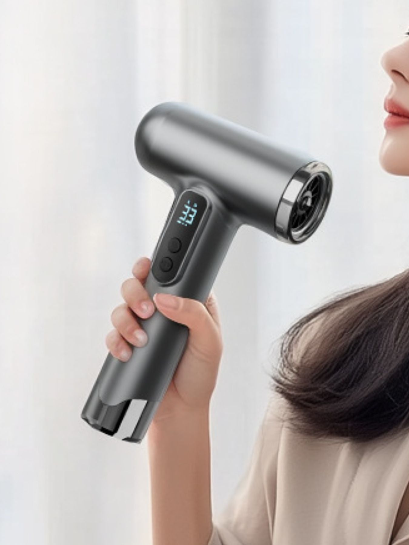 Portable Rechargeable High-Speed Hair Dryer Unique Oils