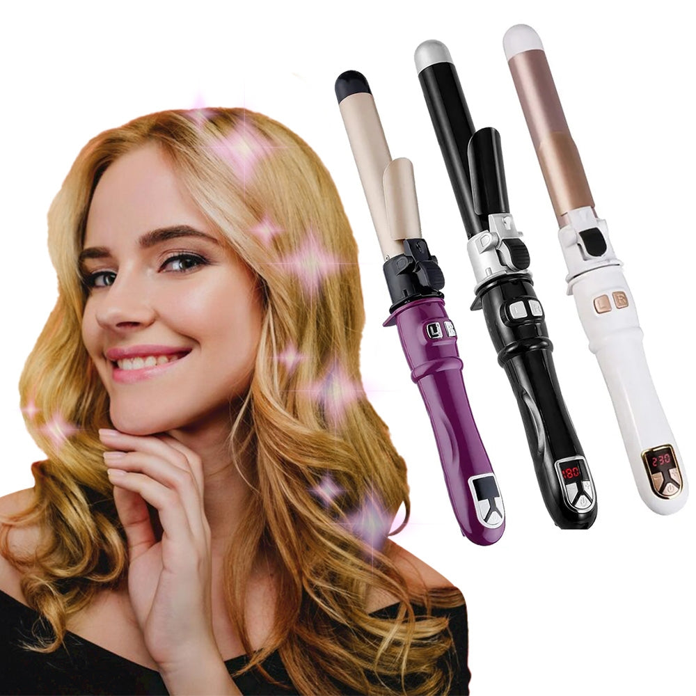 Otating Curling Iron Curling Wand Automatic Hair Curler 30s Instant Heat Auto Hair Waver Hair Styling Irons Elyvora LLC