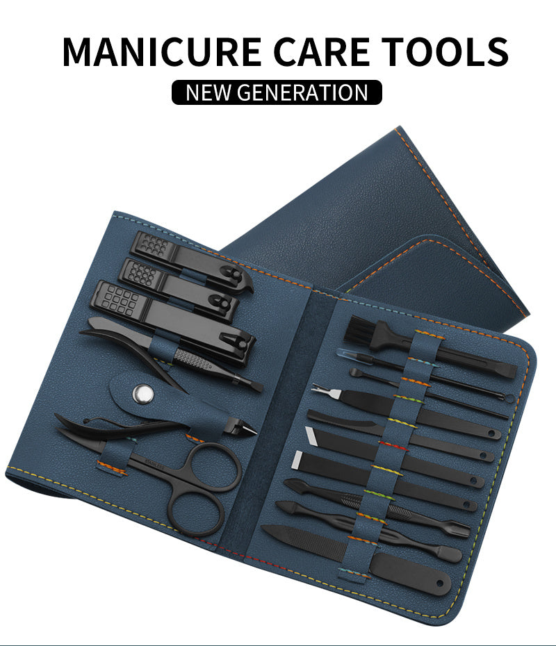 16pcs Nail Clipper Ear Pick Grooming Kit with Bag Sell My Stuff