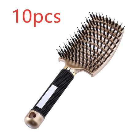 Hairbrush Anti Klit Brushy Haarborstel Women Detangler Hair Brush Bristle Nylon Scalp Massage  Teaser Hair Brush Comb Noventix