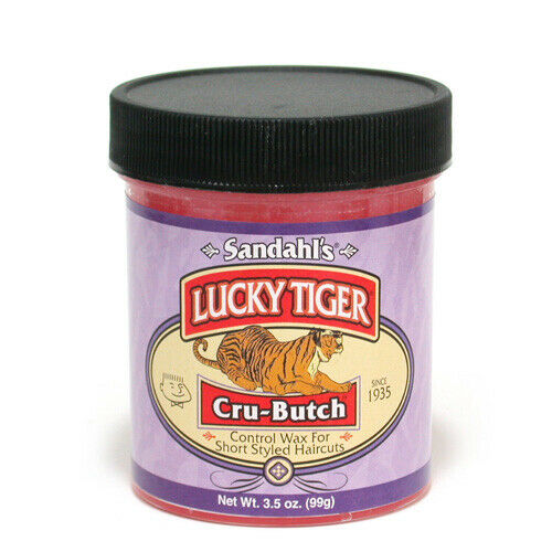 Lucky Tiger Cru Butch Control Hair Wax for Flat-Tops & Cru Cuts The Grease Shop
