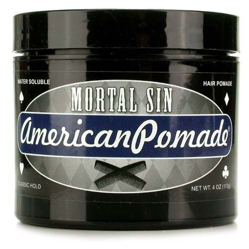 American Pomade Mortal Sin Water Based Hair Pomade The Grease Shop