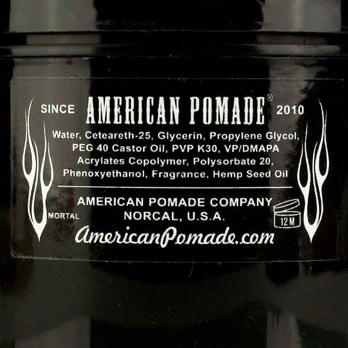 American Pomade Mortal Sin Water Based Hair Pomade The Grease Shop