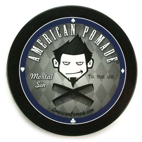American Pomade Mortal Sin Water Based Hair Pomade The Grease Shop
