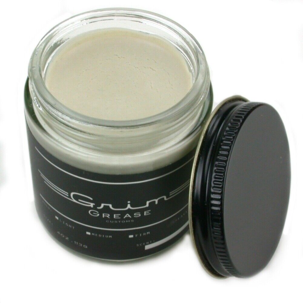 Grim Grease Heavy Hold WaterBased Clay Hair Pomade The Grease Shop