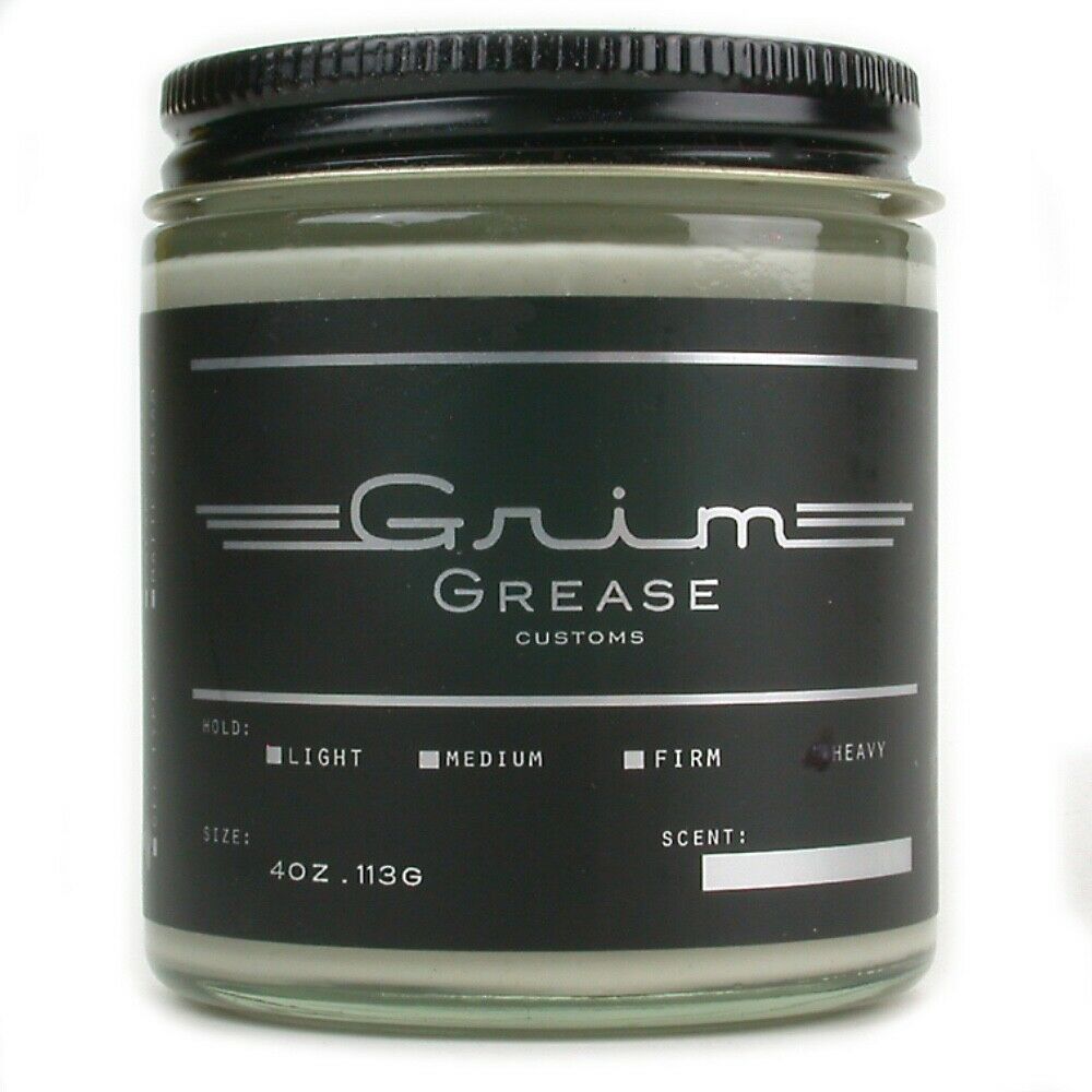Grim Grease Heavy Hold WaterBased Clay Hair Pomade The Grease Shop
