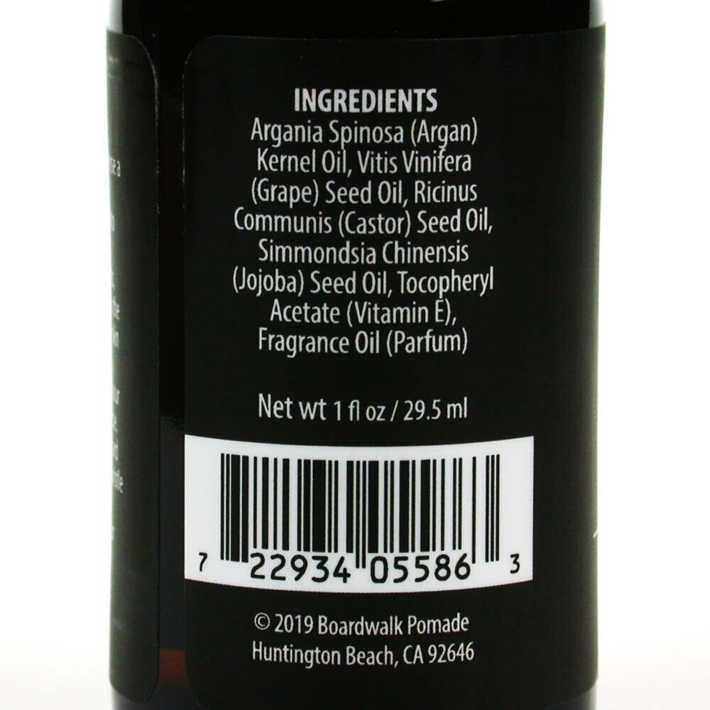 Boardwalk Beard Oil in a Variety of Masculine Scents The Grease Shop