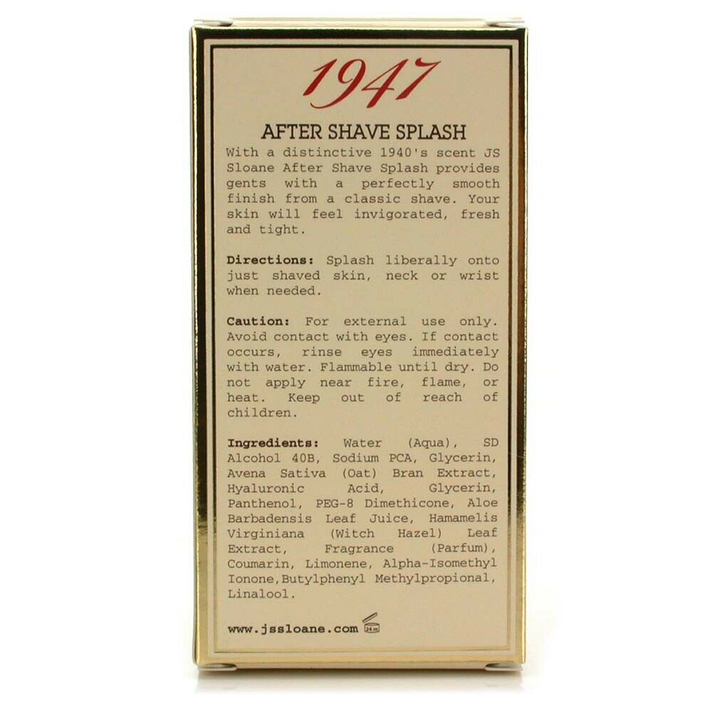 JS Sloane 1947 After Shave Splash The Grease Shop
