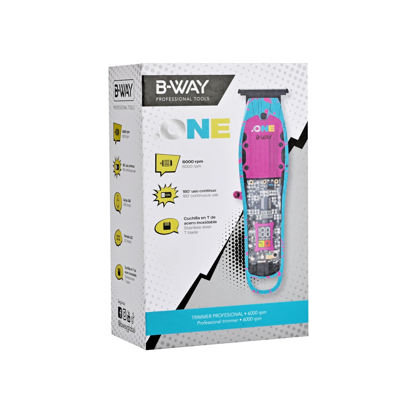 B-Way California Clipper, One Trimmer, Zero Shaver - 3 in 1 Set