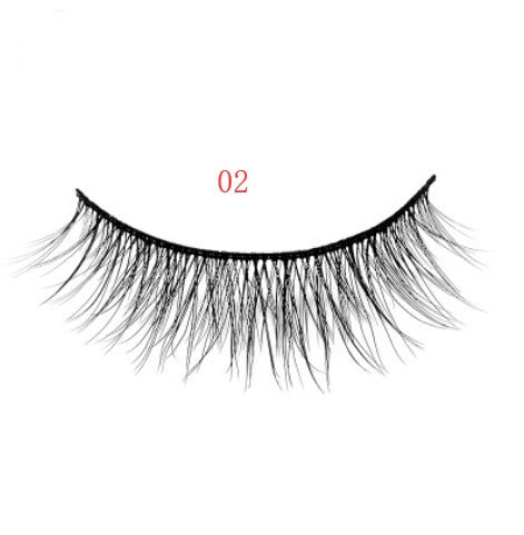3D mink eyelashes 3 pairs of natural fiber long false eyelashes Elyvora LLC