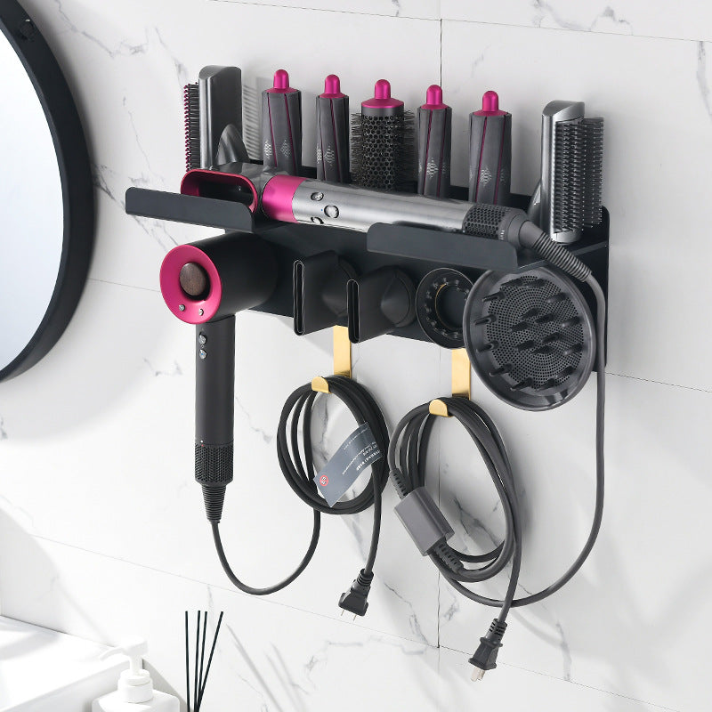 Curling Rod Storage Rack Barber Shop Hair Dryer Holder My Store