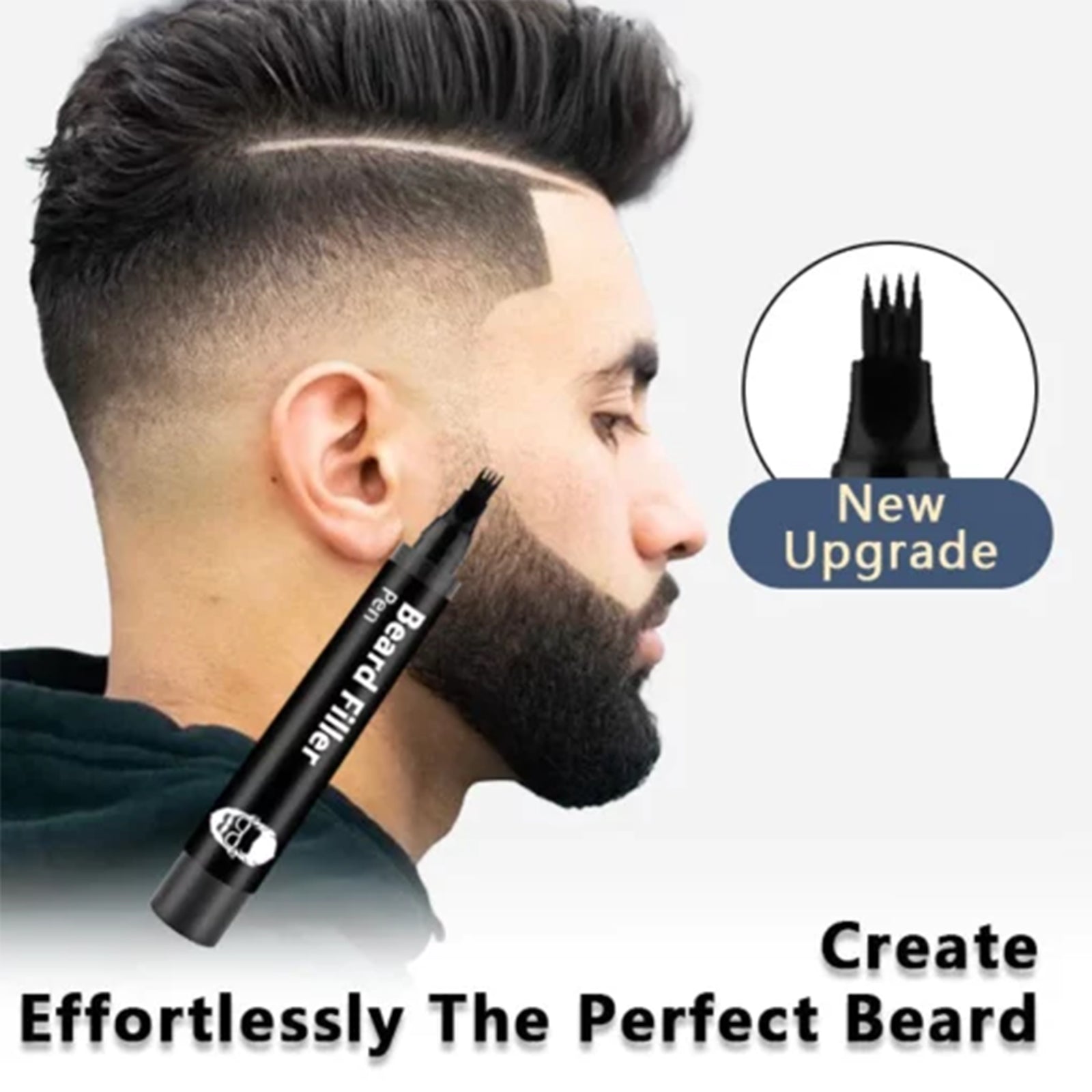 Beard Filler Pen, Detachable And Easy-To-Use Filler Pens Make It Easy To Create A Bushy Beard Hairline American Smart