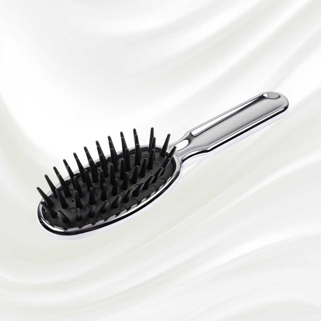 Metallic Pneumatic Detangling Hairbrush KOH-I-NOOR Beauty USA
