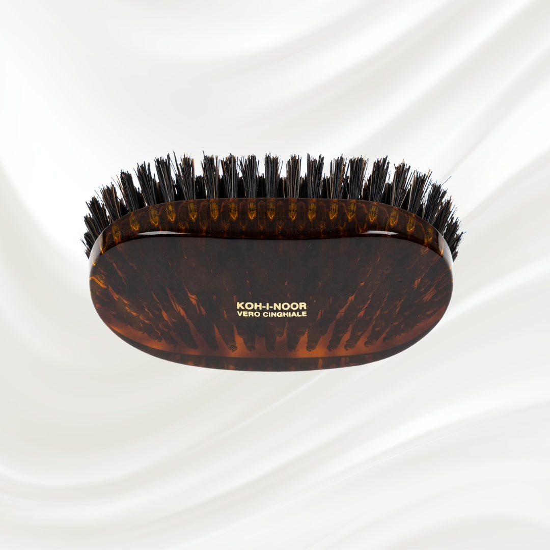 Jaspè Military Boar Bristle Brush - Men's Hair & Beard Grooming KOH-I-NOOR Beauty USA