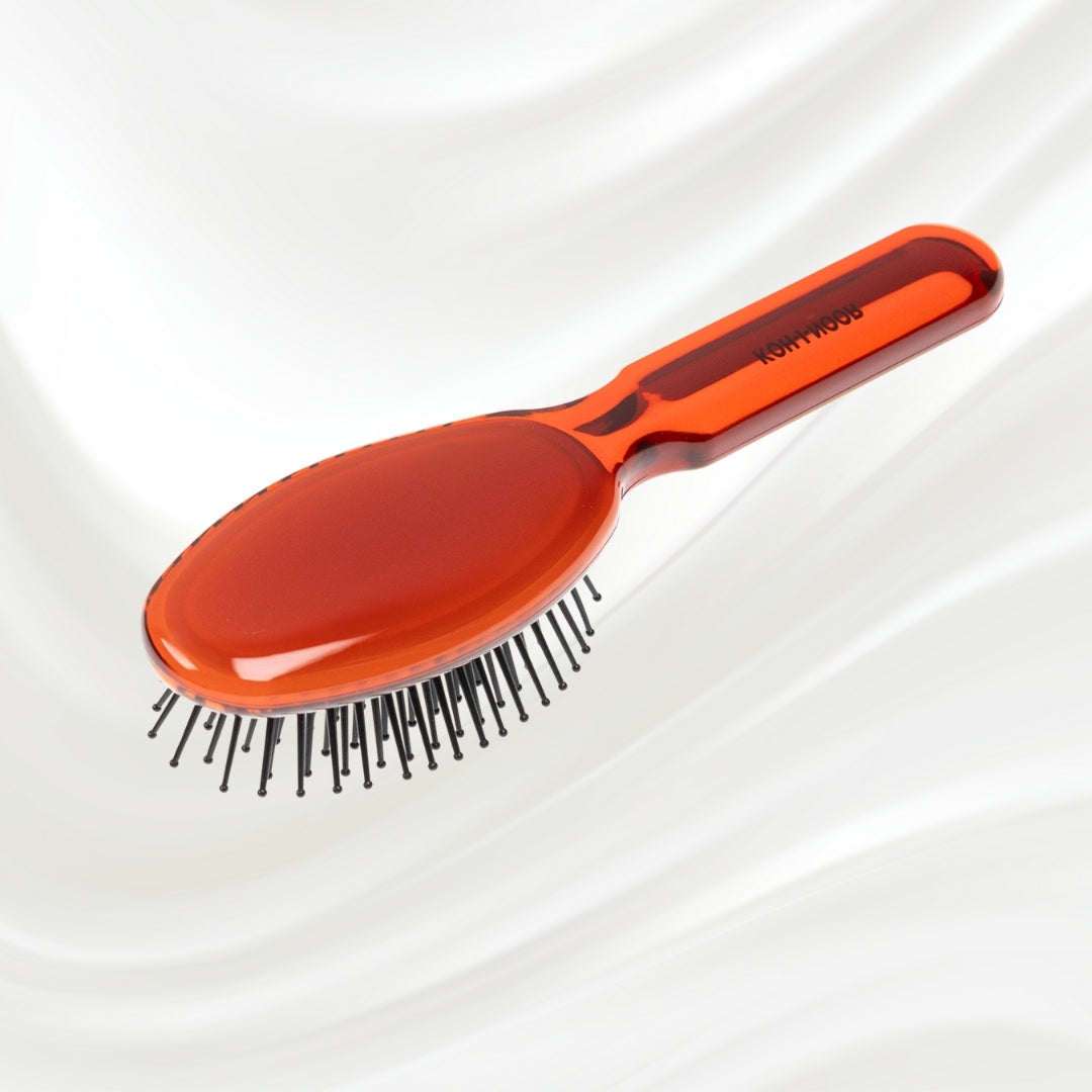 All Seasons Synthetic Pin Hair Brush - Pneumatic Cushion for Thick & Coarse Hair KOH-I-NOOR Beauty USA