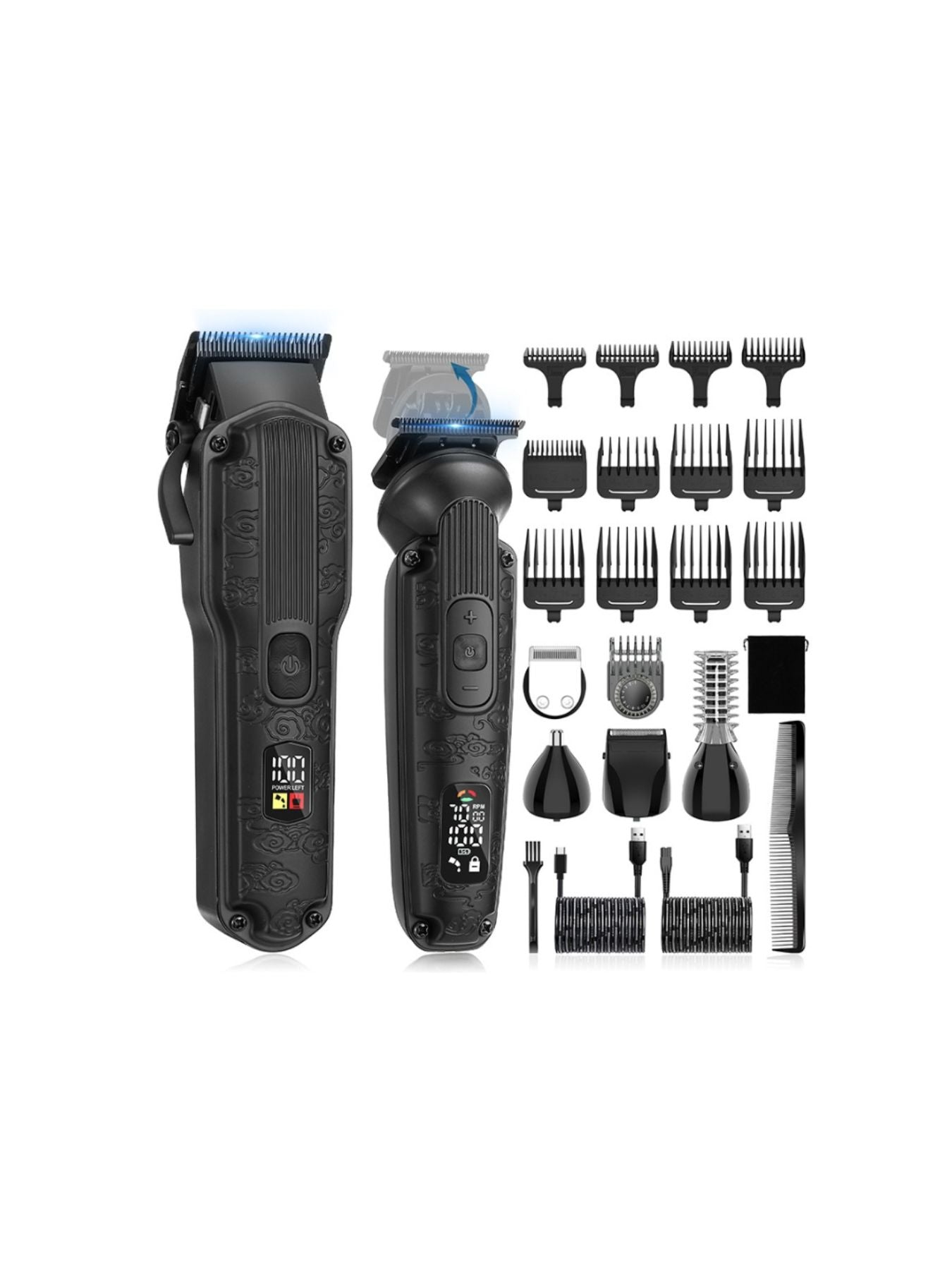 LED Display Hair Clipper Unique Oils