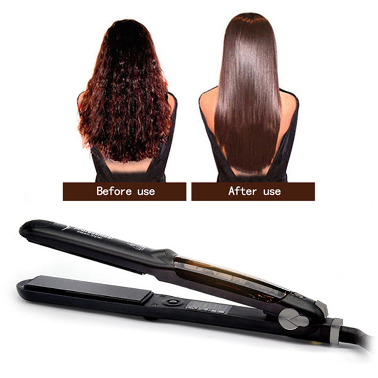 Steam Hair Straightener Spray Tourmaline Splint Does Not Hurt Hair Anion Hair Curler Hair Curler And Straightener Dual-use FLIPSTYLEZLLC