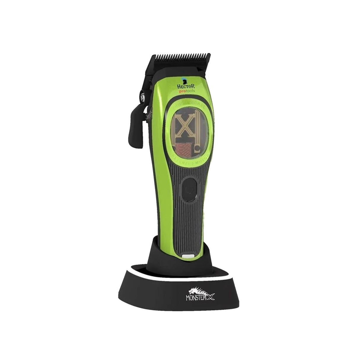 Hector MonsterX Professional Hair Clipper - Green, Efficient & Affordable Cutting Tool for Personal Grooming Beauty Care Bag