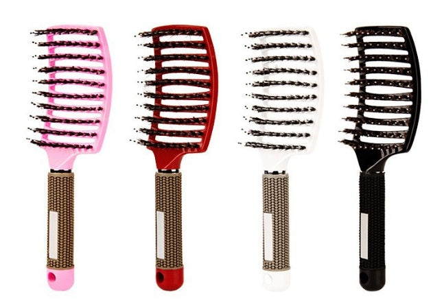 Hairbrush Anti Klit Brushy Haarborstel Women Detangler Hair Brush Bristle Nylon Scalp Massage  Teaser Hair Brush Comb Noventix