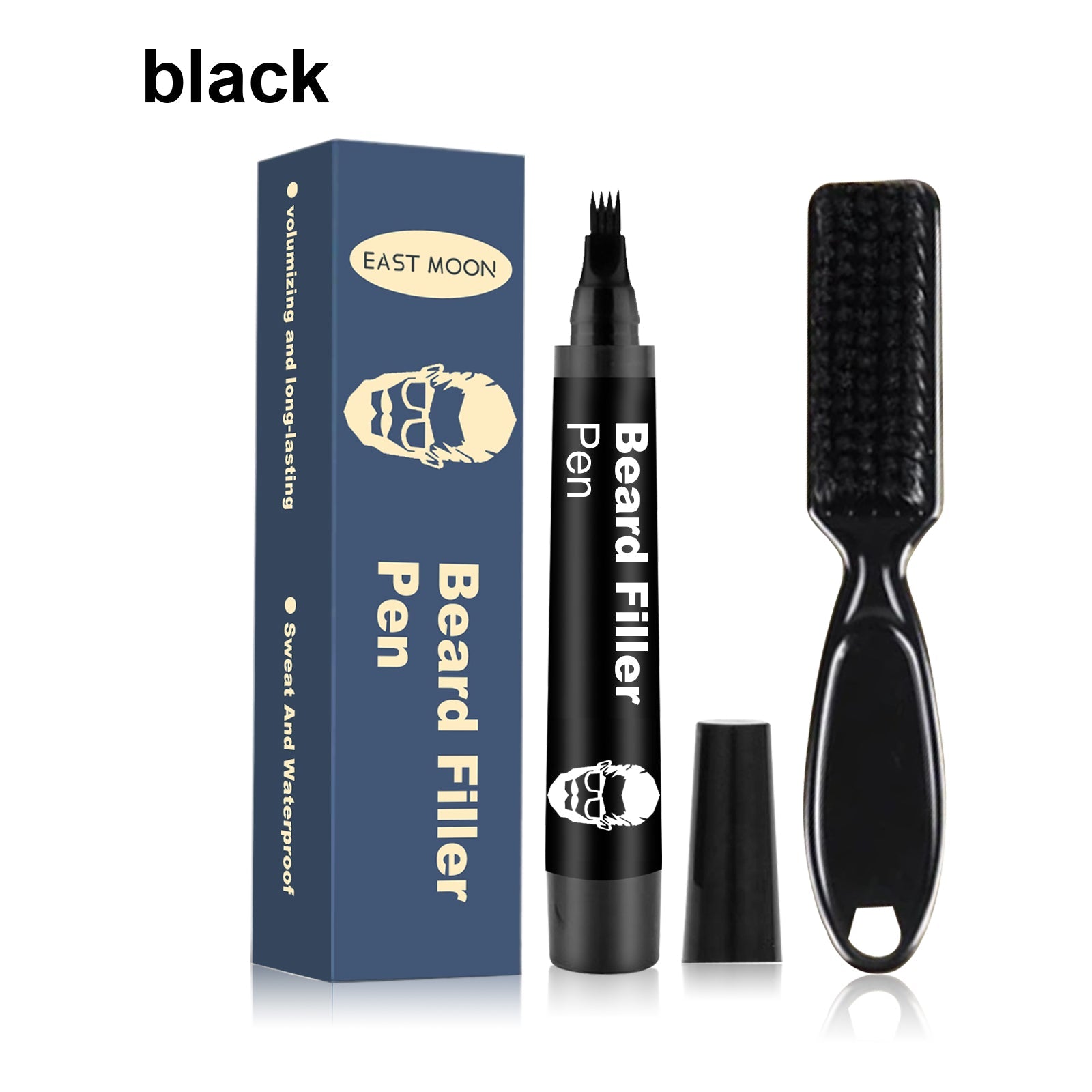 Beard Filler Pen, Detachable And Easy-To-Use Filler Pens Make It Easy To Create A Bushy Beard Hairline American Smart