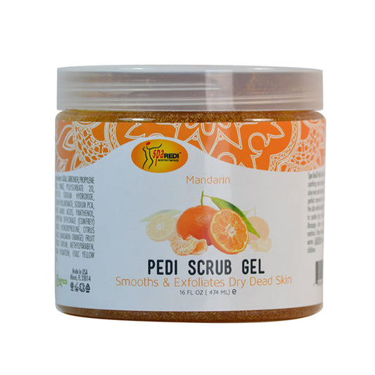 Spa Redi - Scrub Gel - Mandarin 16oz Queen Nails & Beauty Supplies