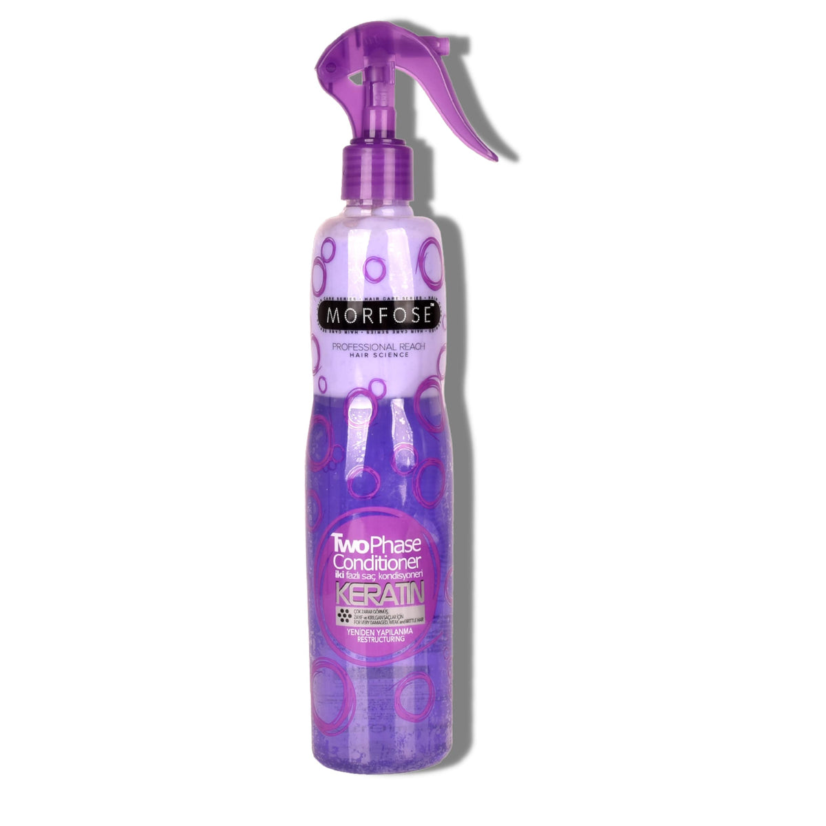 Morfose Two Phase Detangling Spray 400ml - Smooth & Nourish | Hair Care Beauty Care Bag