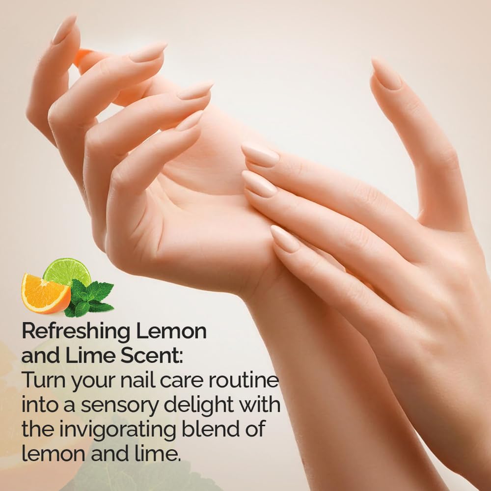 * Case Lemon & Lime Cuticle Softener - 4x128oz Lunali Nail Supply
