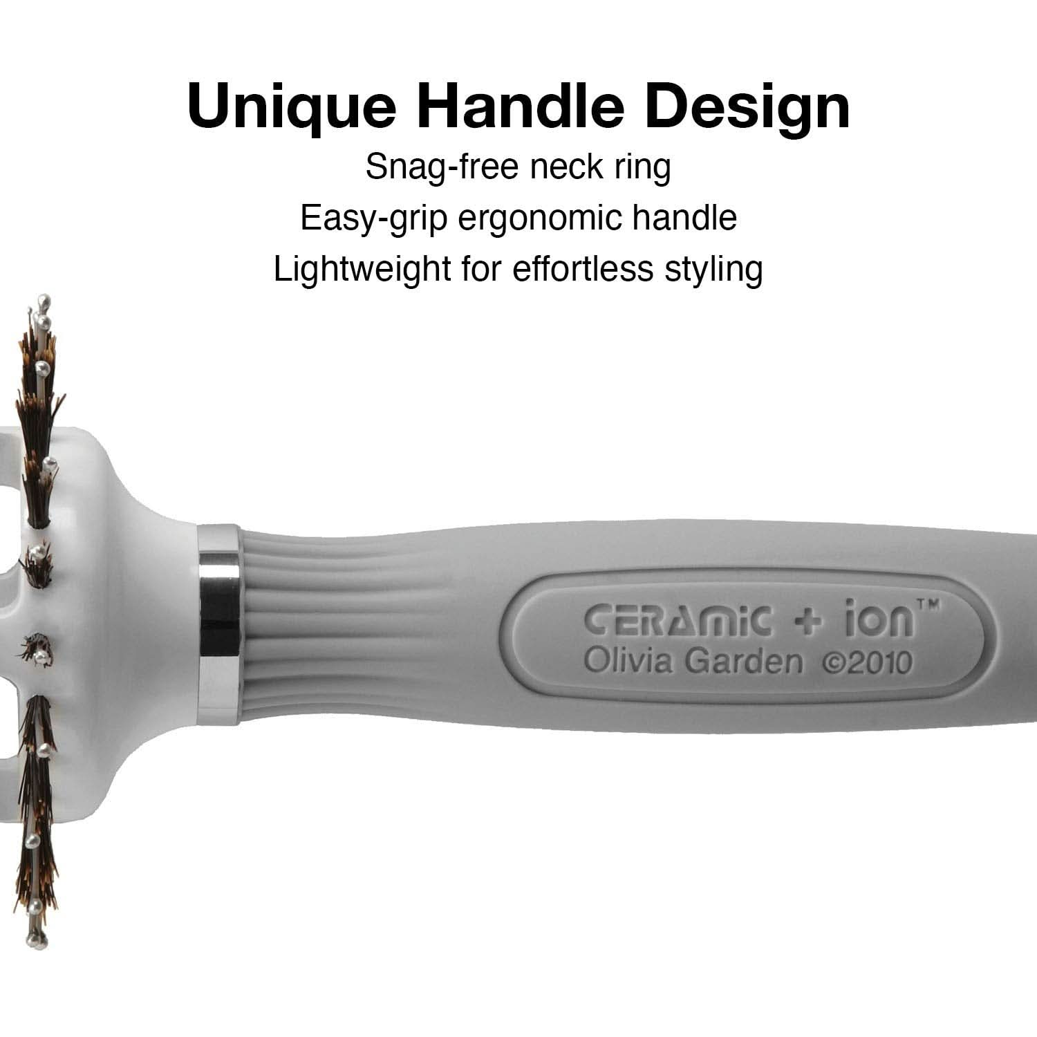 Olivia Garden Ceramic + Ion Turbo Vent Combo Hair Brush 2 1/2" CITV-COMD The Beauty Box