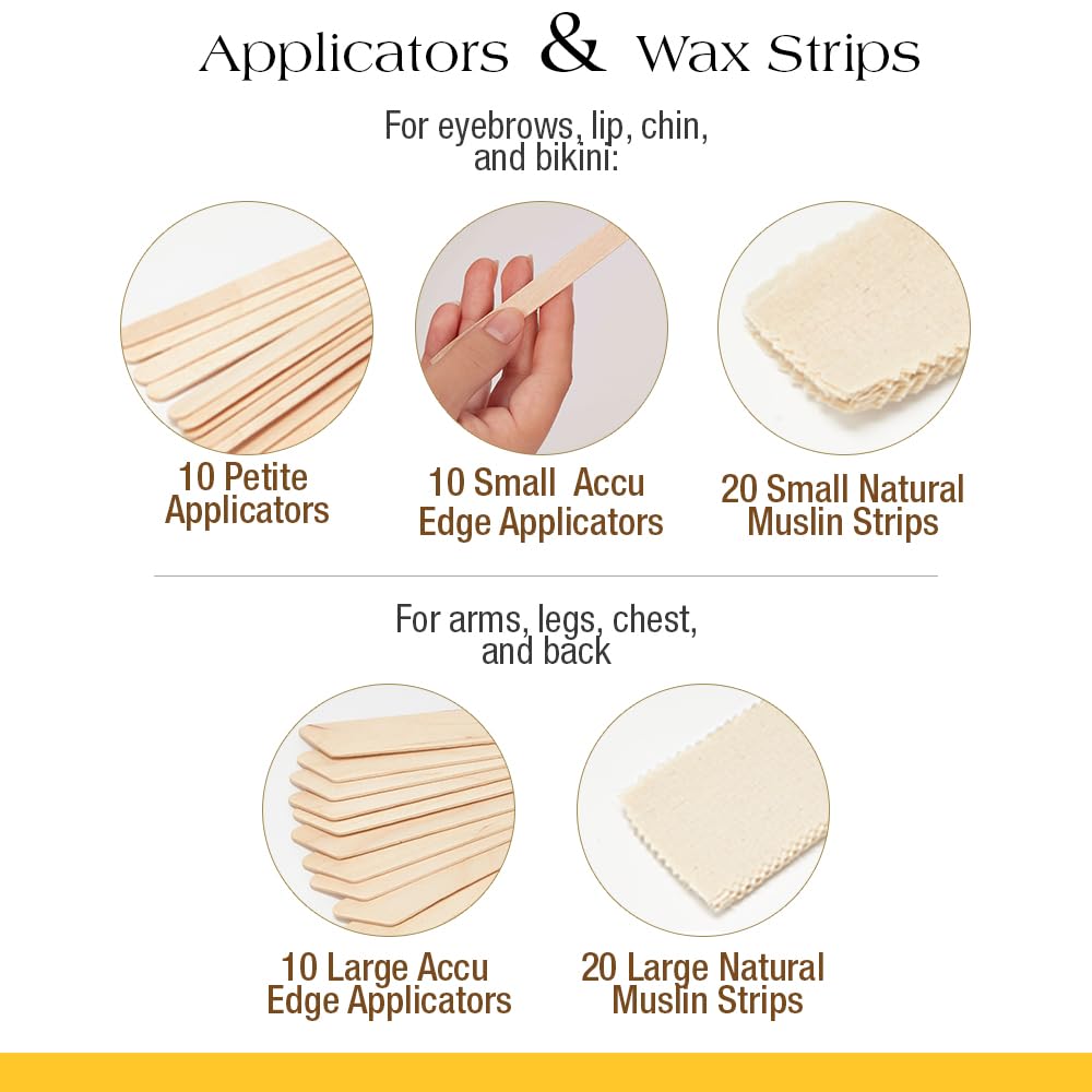 GiGi Professional Waxing Hair Removal Student Starter Kit + Honee Wax, 14 Ounces Lunali Nail Supply