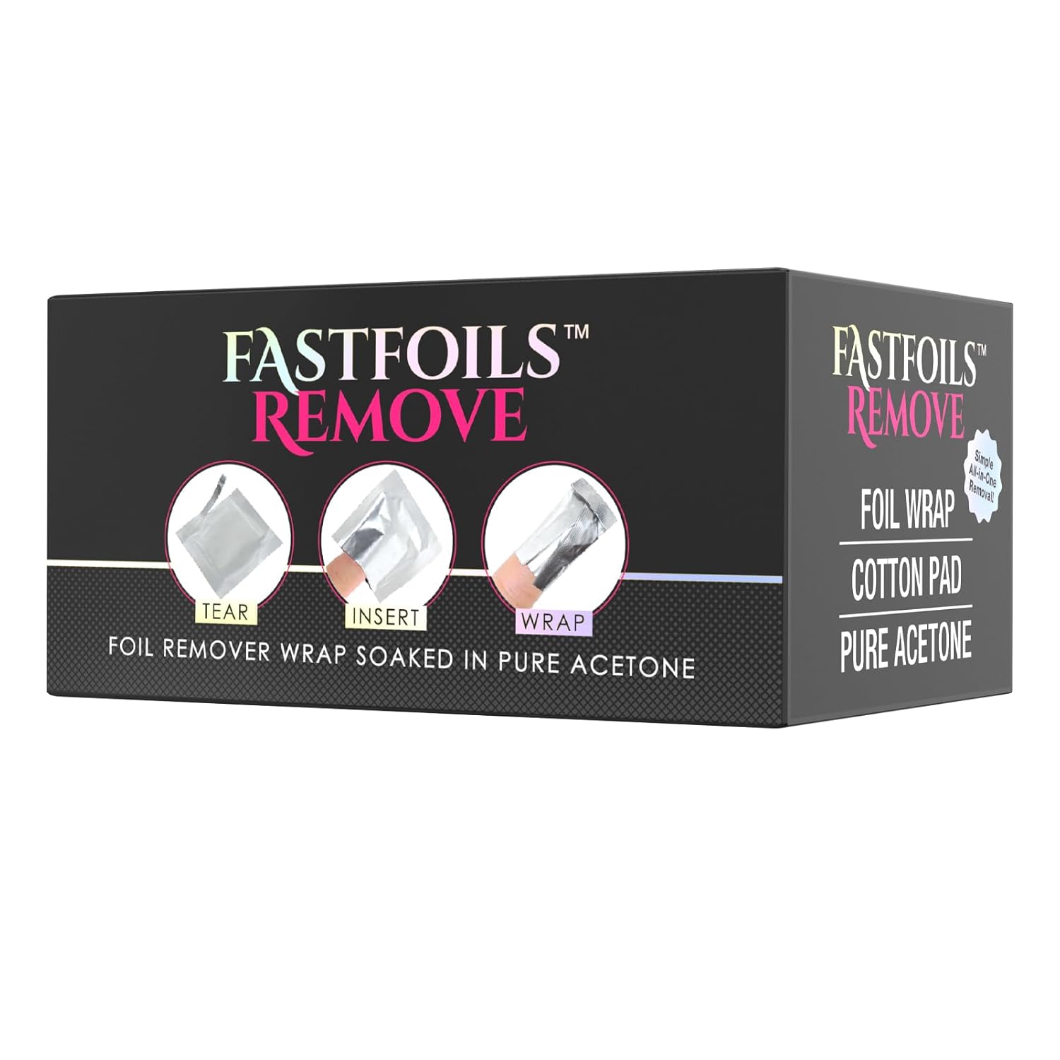 Fast Foil Remover - 100ct Lunali Nail Supply